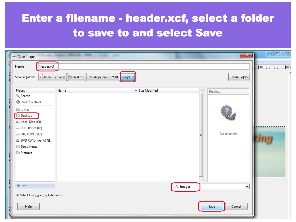 Enter a filename header.xcf
